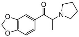 Picture of 3,4-Methylenedioxy-α-pyrrolidinopropiophenone.HCl