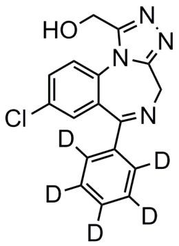 Picture of alpha-Hydroxyalprazolam-D5