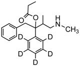 Picture of d,l-Norpropoxyphene-D5.maleate