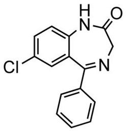 Picture of Nordiazepam (Desmethyldiazepam)
