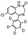 Picture of Desmethyldiazepam-D5