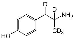 Picture of 4-Hydroxyamphetamine-D5.HCl